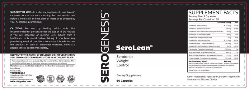 serolean supplement ingredients